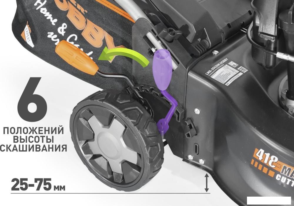 Газонокосилка Carver Hobby LMG-2042HM
