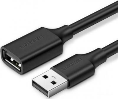 Удлинитель Ugreen US103 USB Type-A - USB Type-A (3 м, черный)