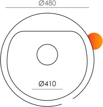 Кухонная мойка Quartz Bond 480 (туман)