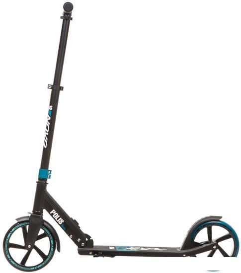 Двухколесный подростковый самокат Novatrack Polis 200 Pro'10 200.POLIS.BL21 (синий)