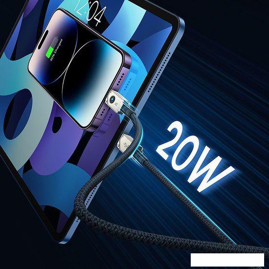 Кабель Baseus Unbreakable Series USB Type-C - Lightning (1 м, белый)