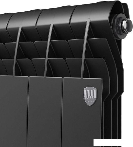 Алюминиевый радиатор Royal Thermo Biliner Alum 500 Noir Sable (8 секций)