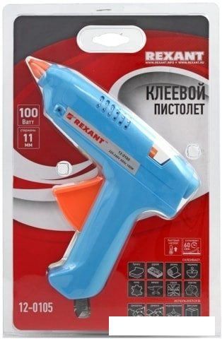 Термоклеевой пистолет Rexant 12-0105