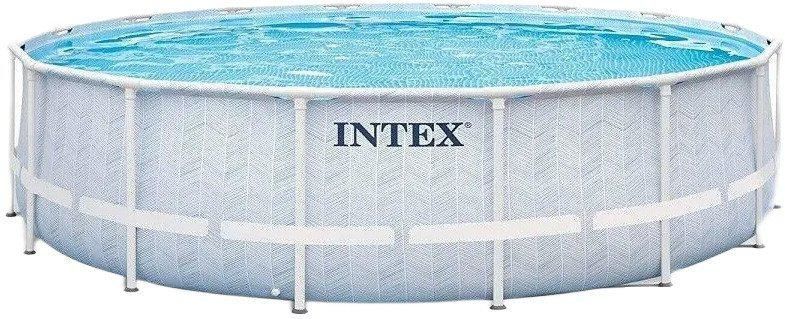 Каркасный бассейн Intex Prism Frame Chevron 26746 (488х122)