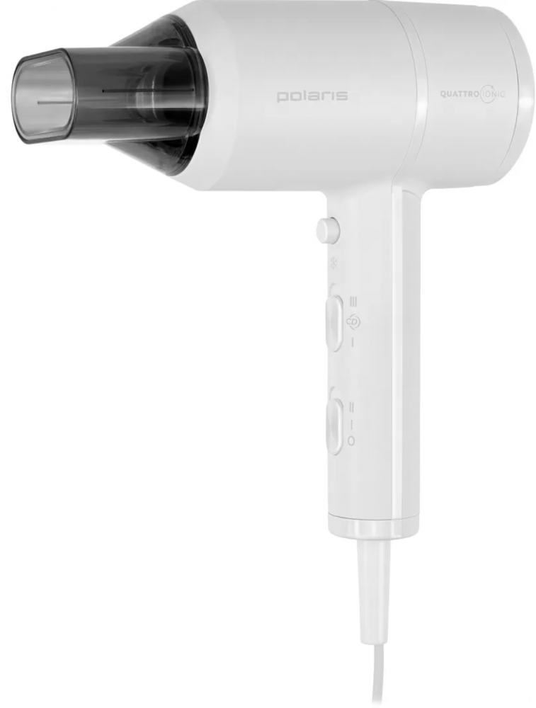 Фен Polaris PHD 2044Ti Quattro Ionic (белый/серый)