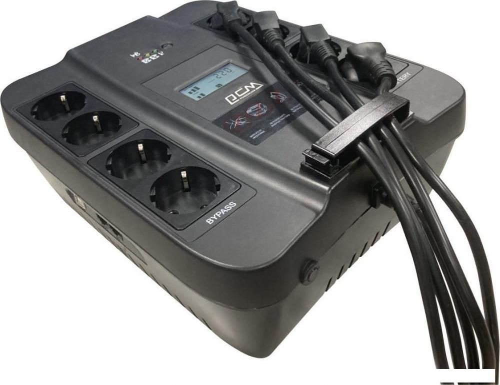 Источник бесперебойного питания Powercom Spider SPD-550U LCD USB