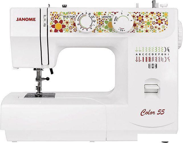 Электромеханическая швейная машина Janome Color 55