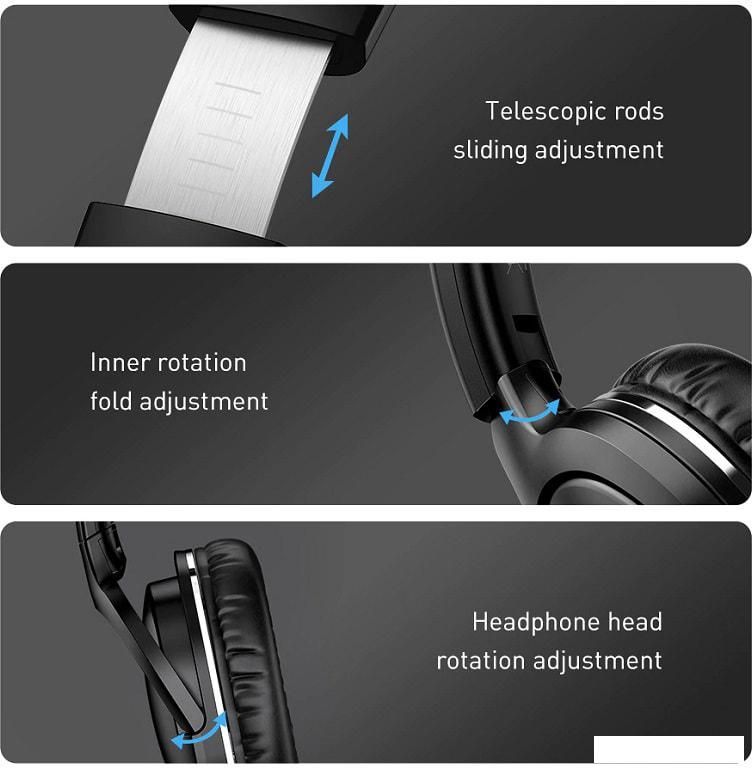 Наушники Baseus Encok D02 Pro (черный)