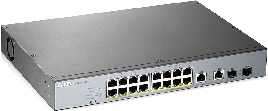 Управляемый коммутатор 2-го уровня Zyxel GS1350-18HP