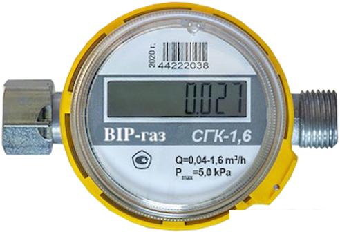 Счетчик газа Эрготех ВIP-газ СГК-1.6 с НГ