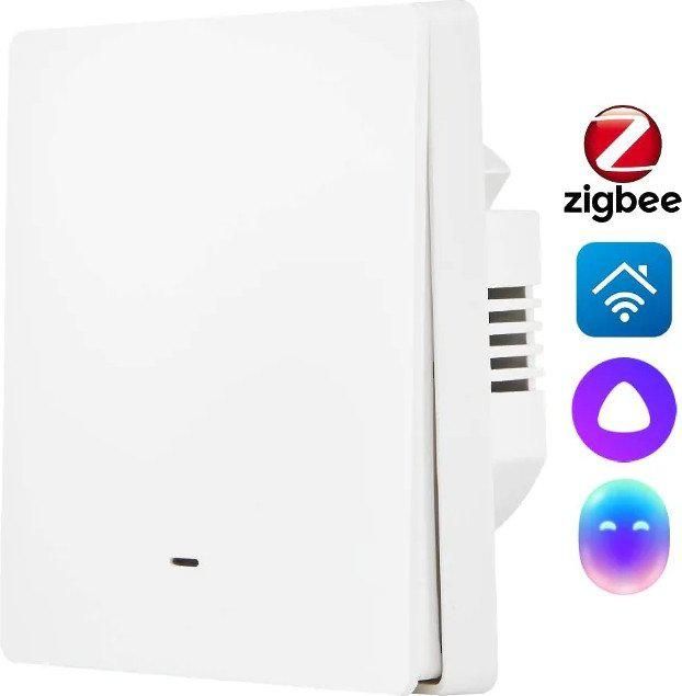Выключатель Hommyn zigbee 1 клавиша SWZBNN01W (без нейтрали)