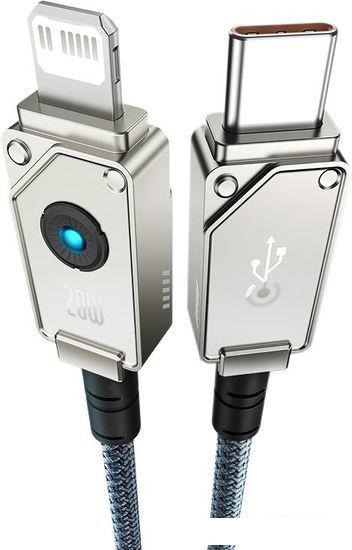 Кабель Baseus Unbreakable Series USB Type-C - Lightning (1 м, белый)