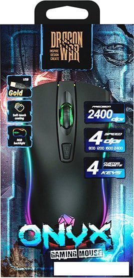 Игровая мышь QUMO Dragon War Onyx