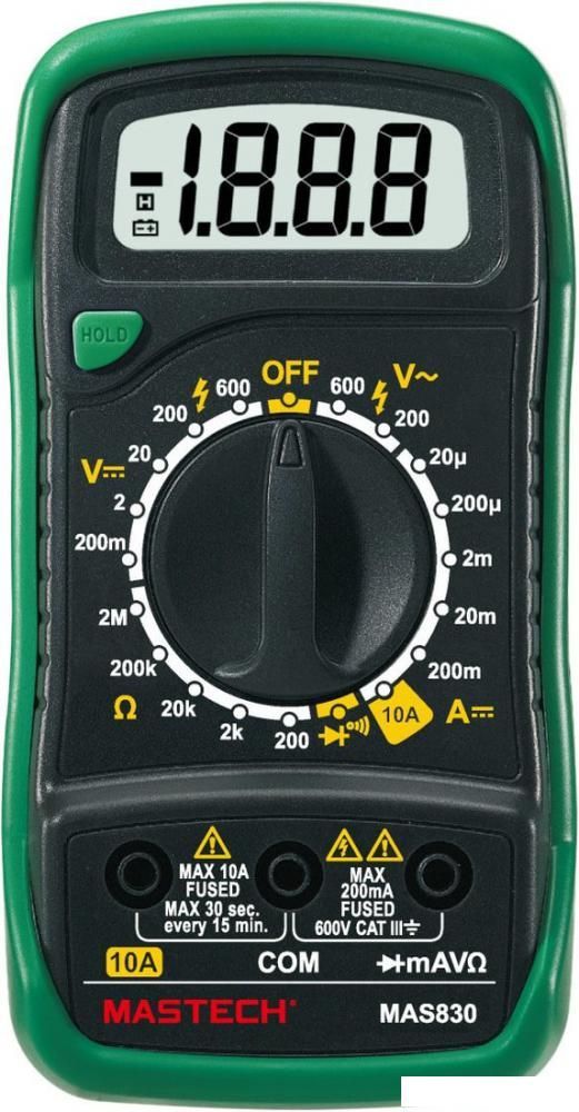 Мультиметр Mastech MAS830
