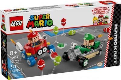 Конструктор LEGO Mario Kart – Малыш Марио против Малыша Луиджи 72034