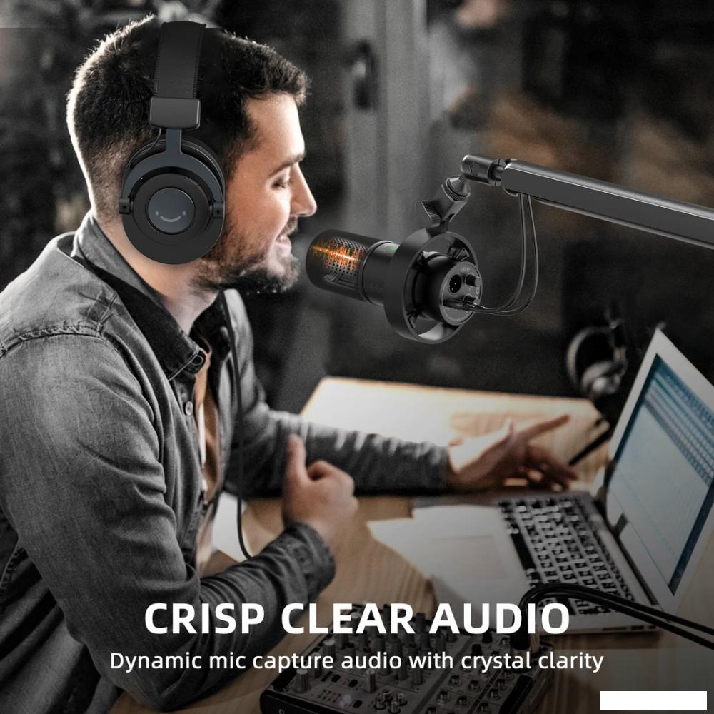 Проводной микрофон FIFINE T688 (черный)