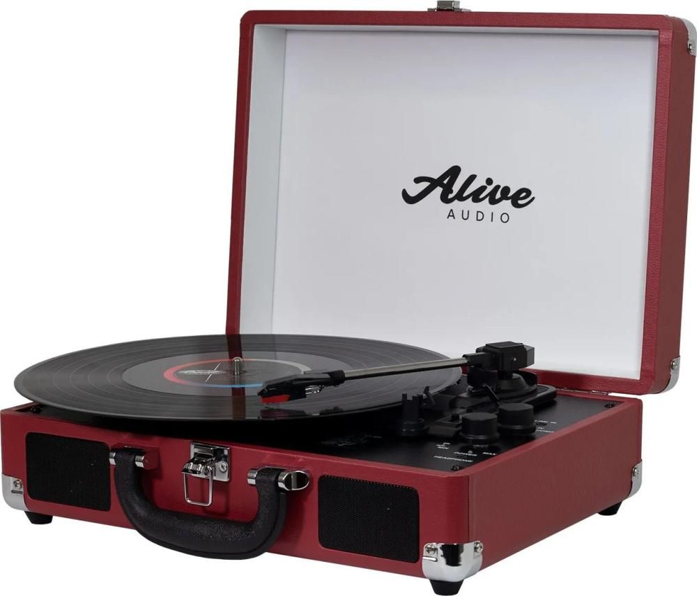 Виниловый проигрыватель Alive Audio Glam Cherry