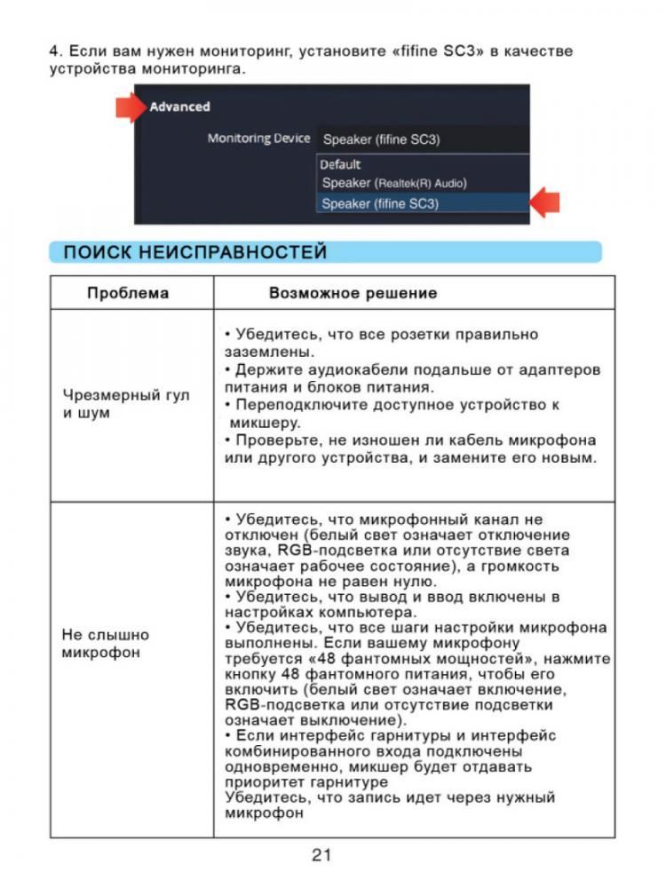 Микшерный пульт FIFINE SC3 (черный)