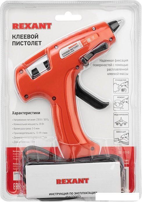 Термоклеевой пистолет Rexant Эксперт 12-1510