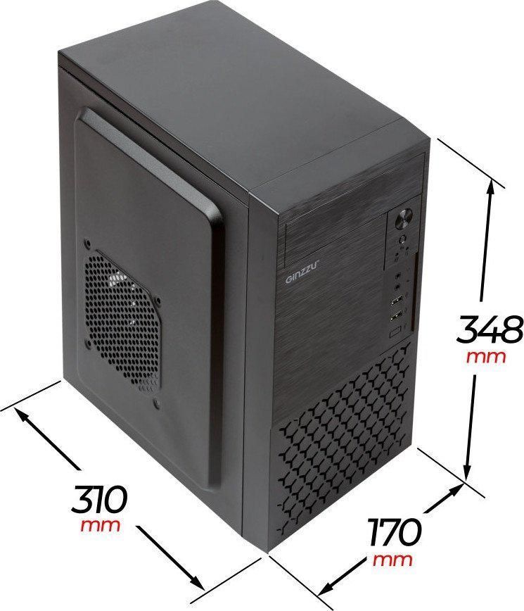 Корпус Ginzzu B410