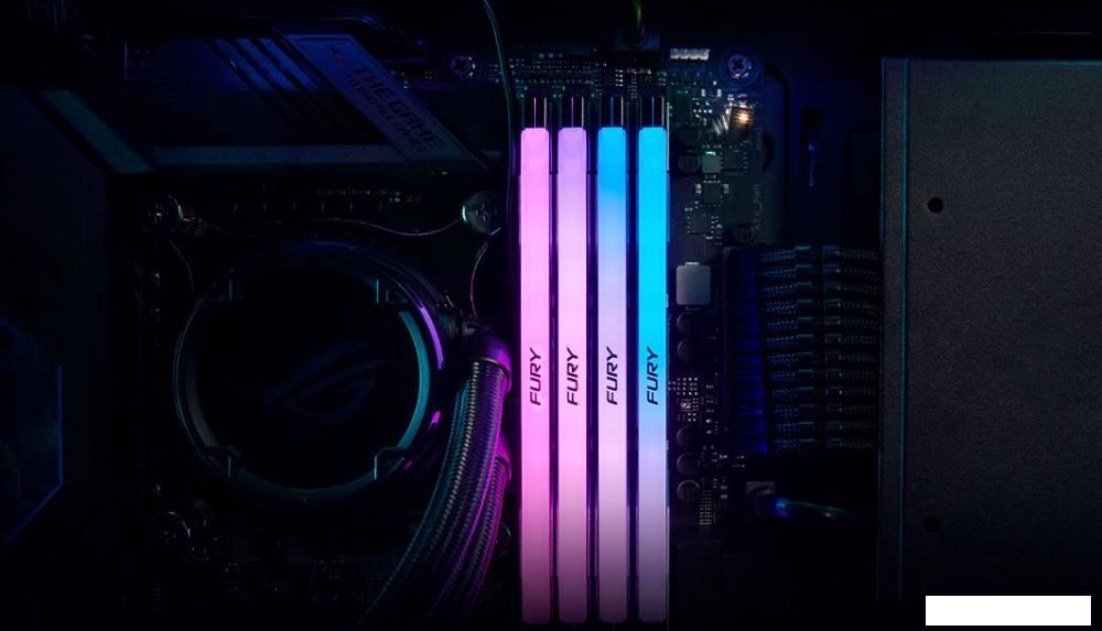 Оперативная память Kingston FURY Renegade RGB 2x16ГБ DDR5 7200МГц KF572C38RSAK2-32