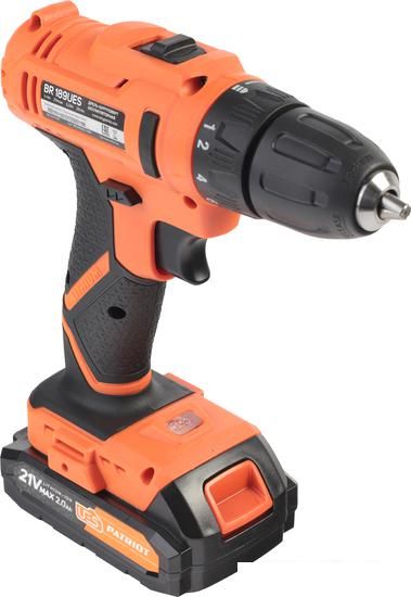 Дрель-шуруповерт Patriot BR 189 UES 180301549 (с 2-мя АКБ, кейс)