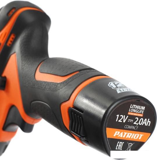 Дрель-шуруповерт Patriot BR 115Li 180201115 (с 2-мя АКБ, кейс)