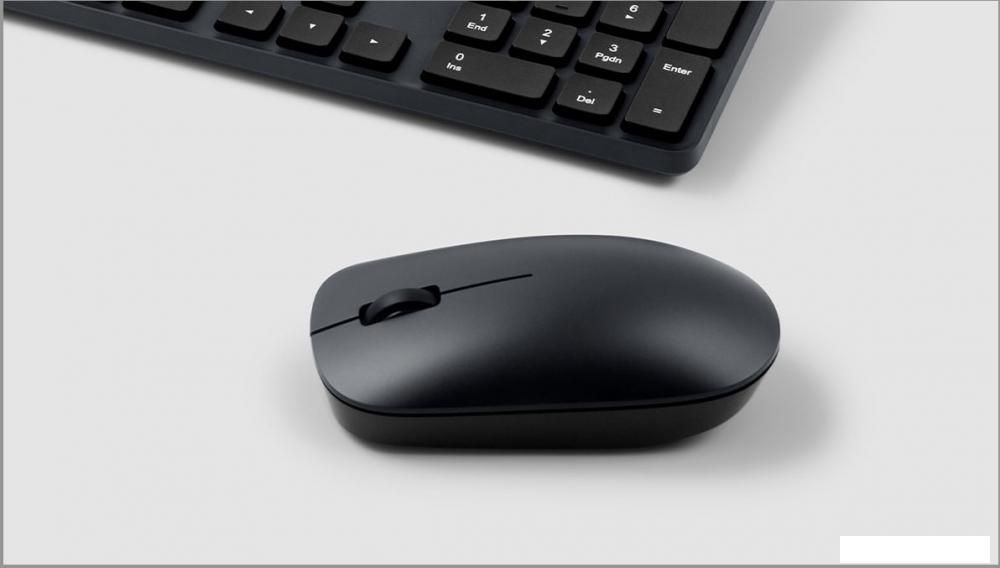 Офисный набор Xiaomi Mi Wireless Keyboard and Mouse Combo WXJS01YM (черный)
