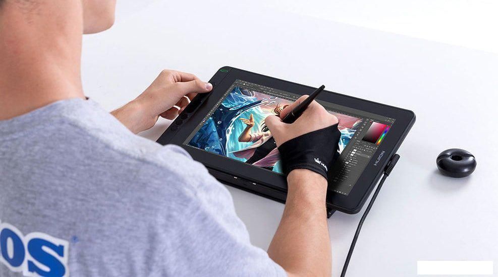Графический монитор Huion Kamvas 13 (полуночно-зеленый)