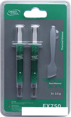Термопаста DeepCool EX750 (2.5 г, 2 шт.)