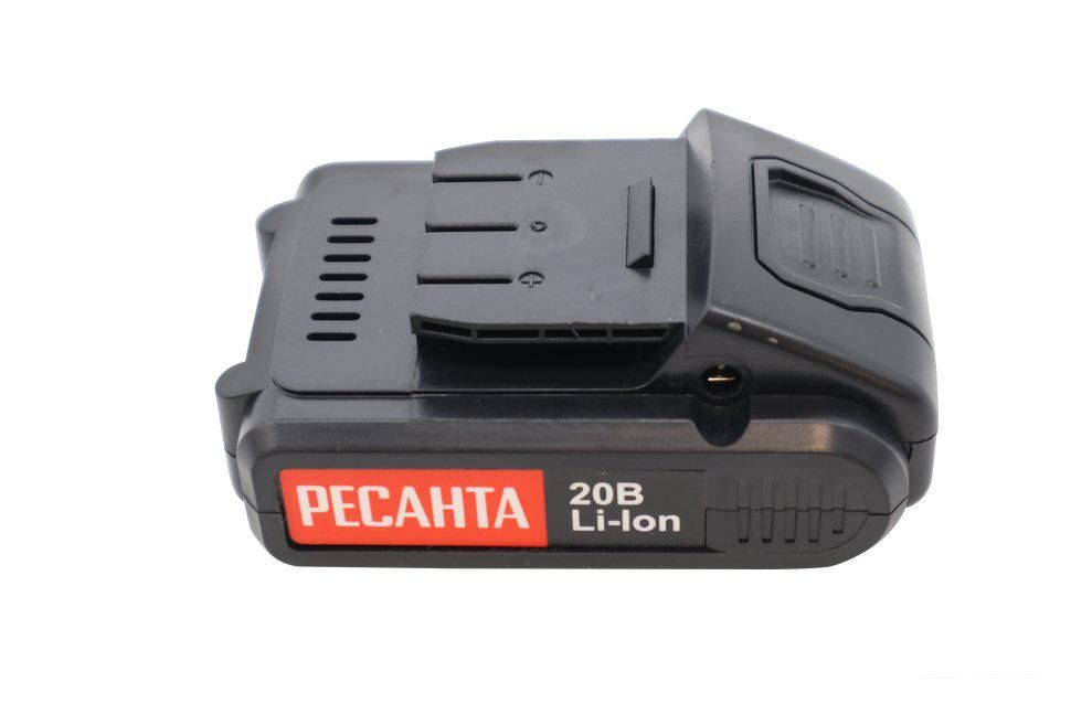 Дрель-шуруповерт Ресанта ДА-20-2ЛК (с 2-мя АКБ, кейс)