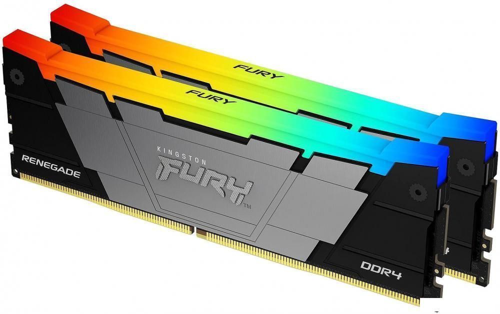 Оперативная память Kingston FURY Renegade RGB 32ГБ DDR4 3200МГц KF432C16RB2A/32