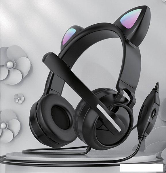 Наушники QUMO Game Cat (черный)