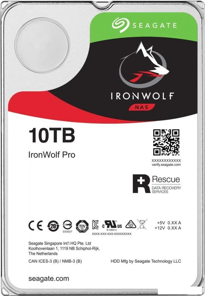 Жесткий диск Seagate IronWolf Pro 10TB ST10000NE0008