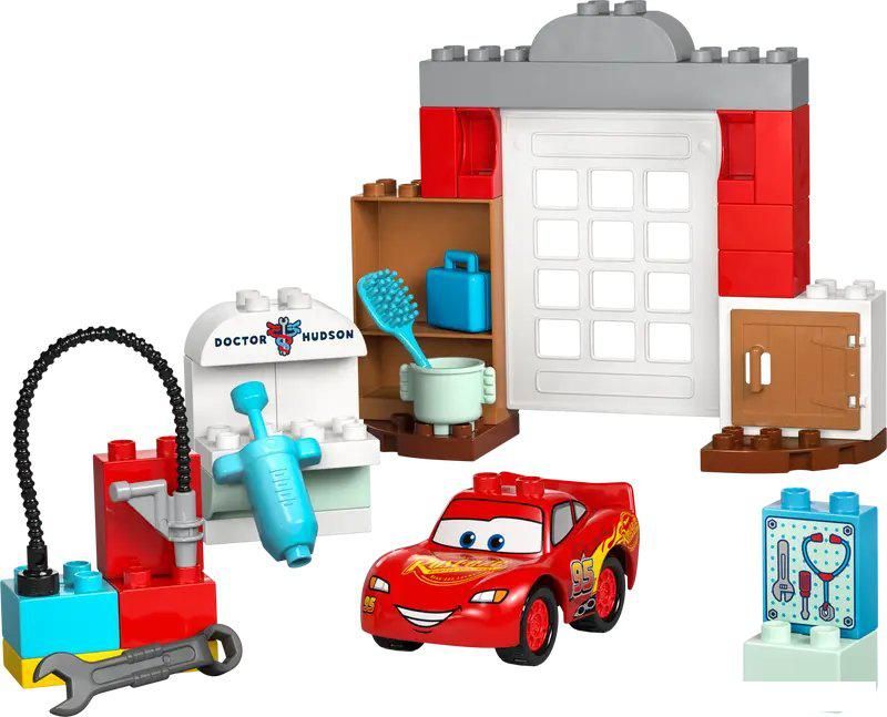 Конструктор LEGO Duplo Визит МакКвина в гараж Дока 10456