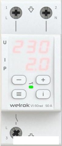 Реле напряжения Welrok VI-50 red (красный)