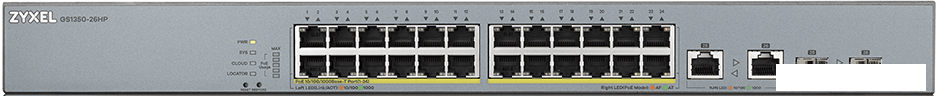 Управляемый коммутатор 2-го уровня Zyxel GS1350-26HP