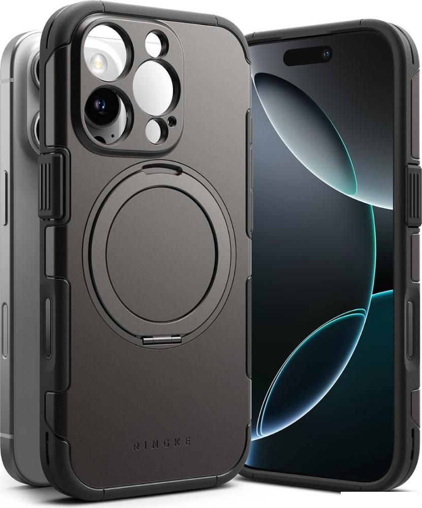 Чехол для телефона Ringke Alles для iPhone 16 Pro (Gun Metal)