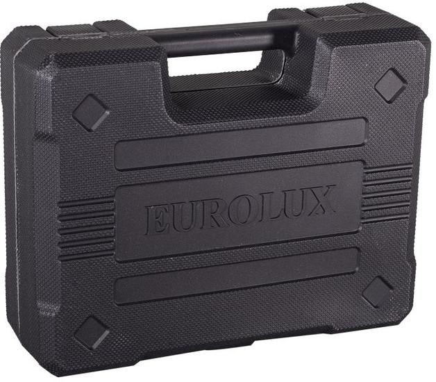 Дрель-шуруповерт Eurolux ДА-20/2Li 72/14/52 (с 2-мя АКБ, кейс)