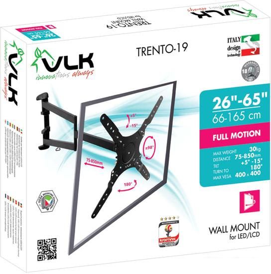 Кронштейн для телевизора VLK TRENTO-19 (черный)