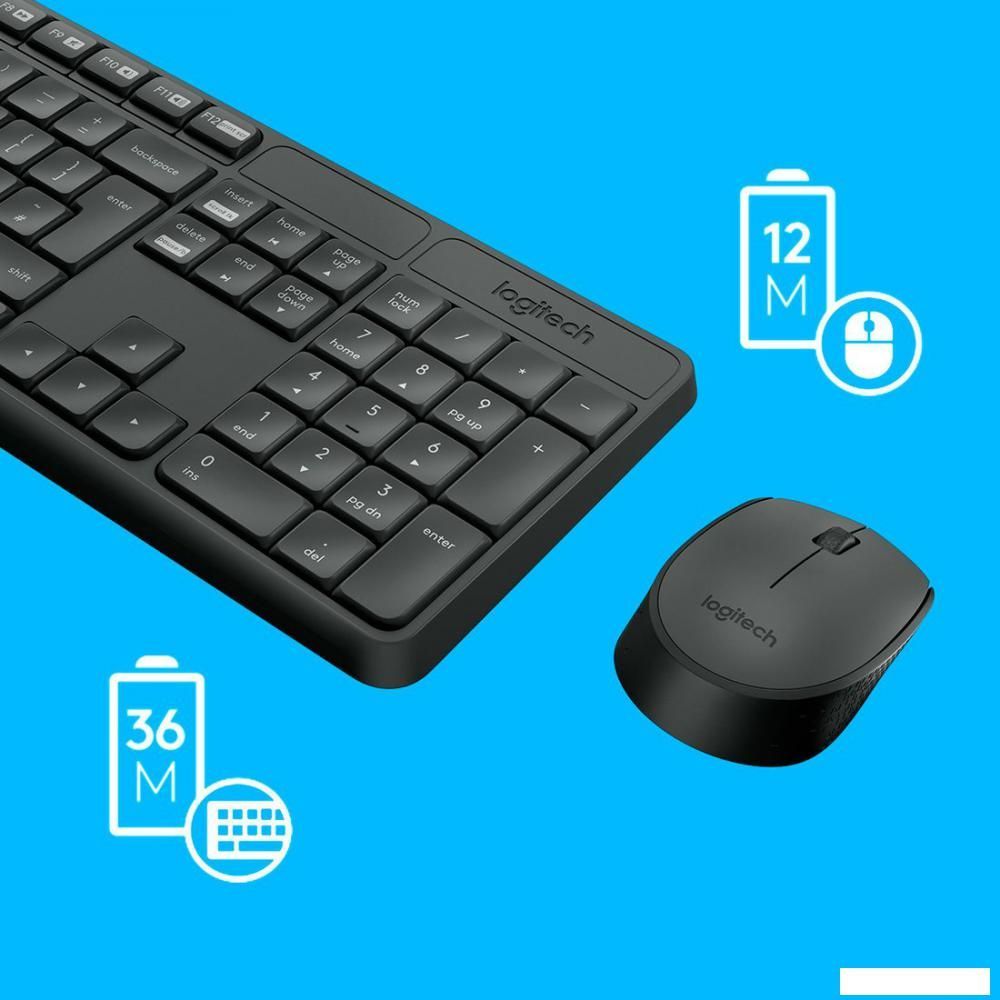 Офисный набор Logitech MK235 Wireless Combo 920-007948