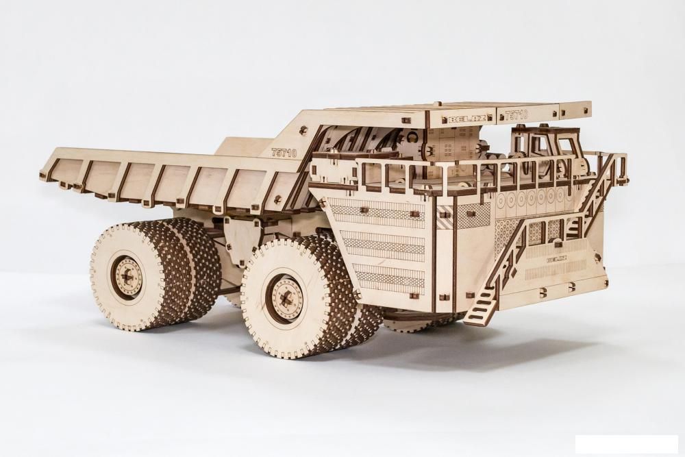 3Д-пазл Eco-Wood-Art БелАЗ 75710