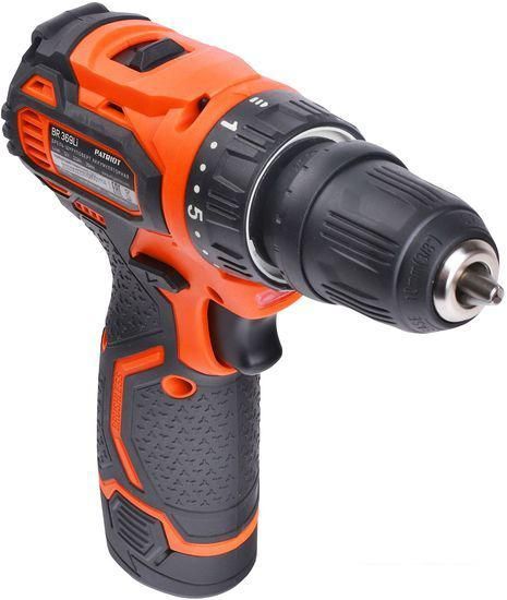 Дрель-шуруповерт Patriot BR 369Li 180201369 (с 2-мя АКБ, кейс)