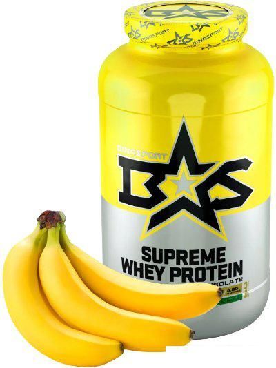 Протеин сывороточный (изолят) Binasport Supreme Whey Protein (1300г, банан)