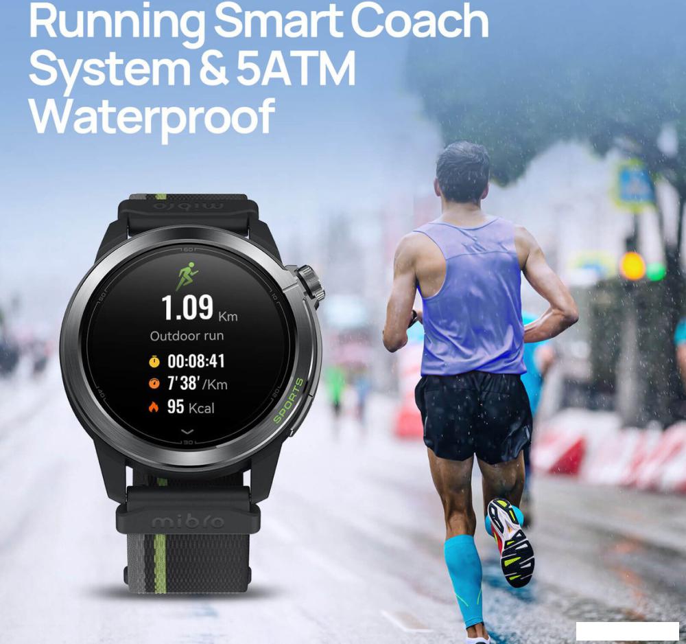 Умные часы Mibro GS Active 2 (темно-серый)