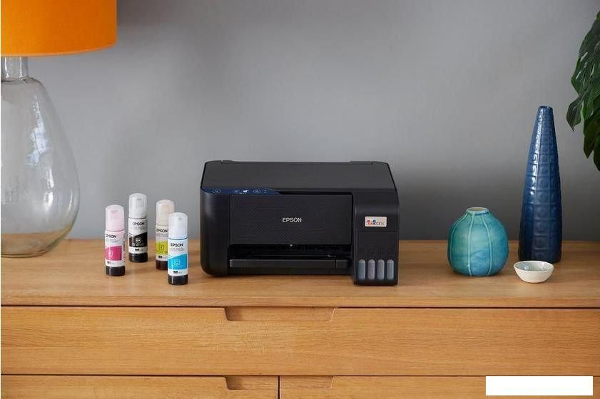 МФУ Epson EcoTank L3211 (ресурс стартовых контейнеров 6500/8100, контейнер 003)