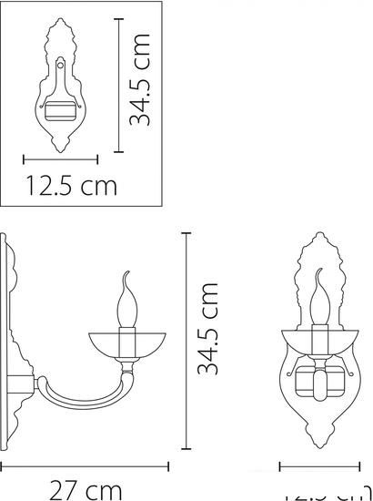 Бра Osgona Barcato 697612