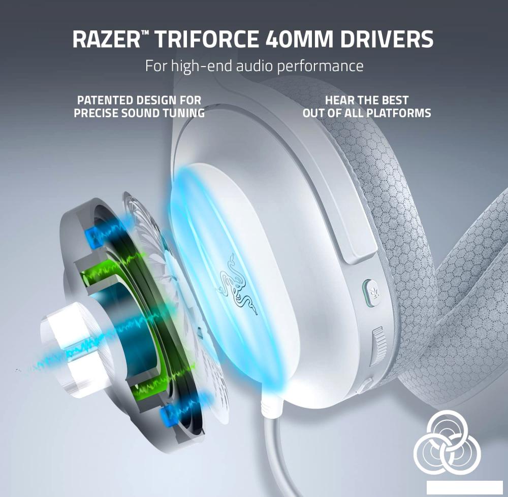 Наушники Razer Barracuda X 2022 (белый)