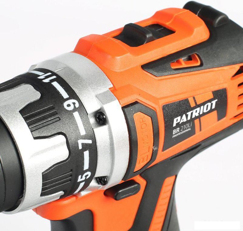 Дрель-шуруповерт Patriot BR 210Li 180301550 (с 2-мя АКБ, кейс)