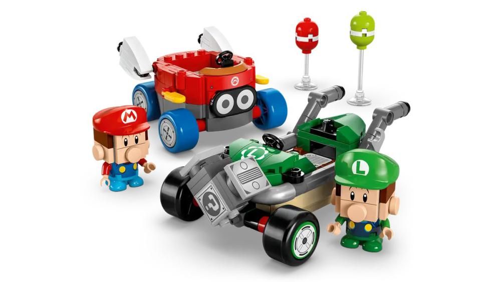 Конструктор LEGO Mario Kart – Малыш Марио против Малыша Луиджи 72034
